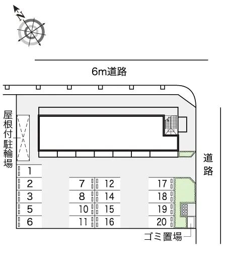 ★手数料０円★神戸市西区竜が岡２丁目　月極駐車場（LP）